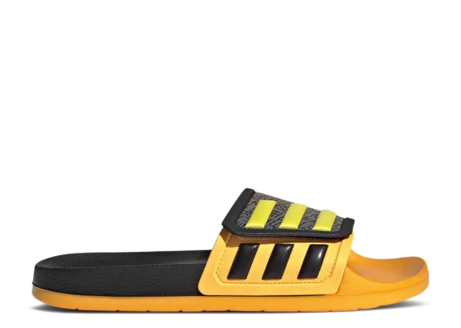 Кроссовки adidas Adilette Tnd 'Black Bright Yellow', черный