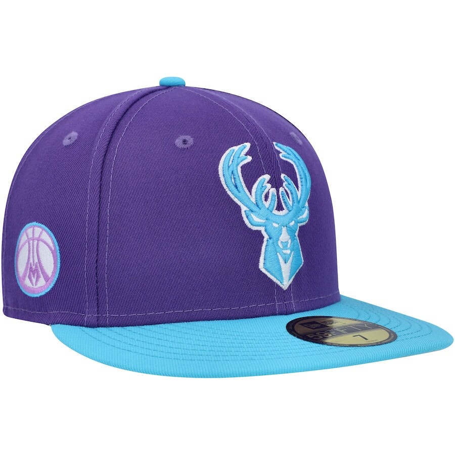 

Бейсболка New Era Milwaukee Bucks, фиолетовый