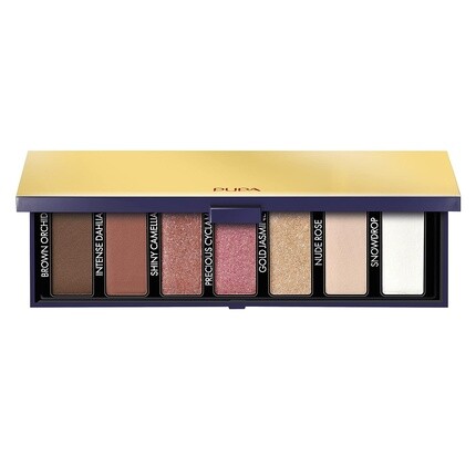 

Палитра теней Milano 7 Multi-Finish 001 Winter Blooming, 0,33 унции, Pupa