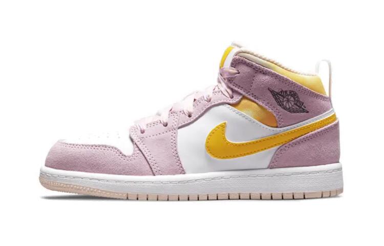 

(BP) Баскетбольные кроссовки Air Jordan 1 Mid SE Arctic Pink Розовые