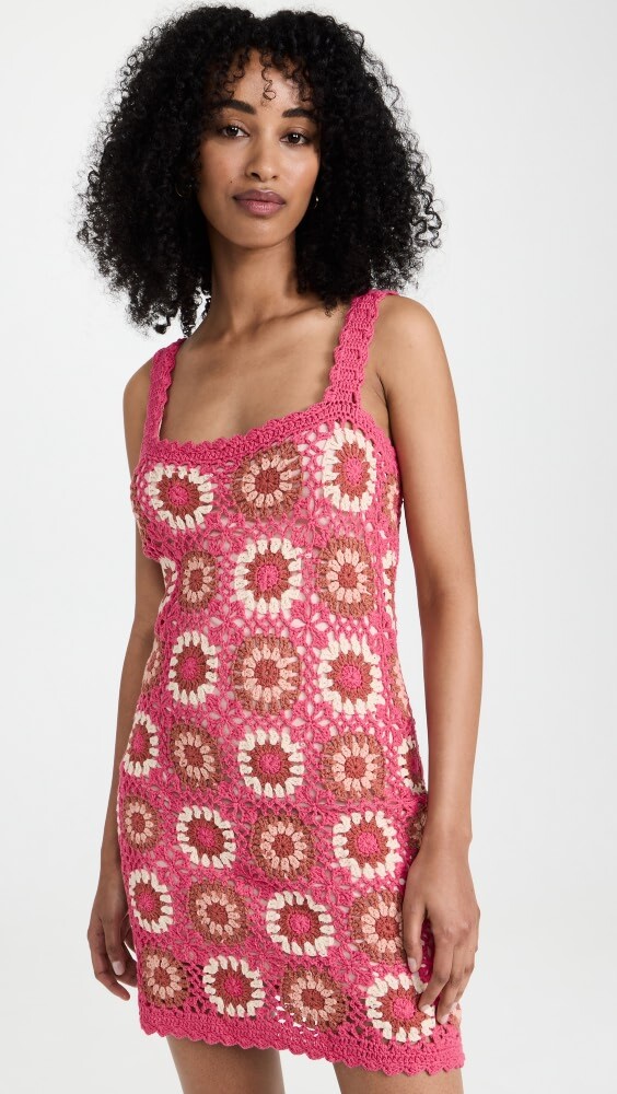 

Платье мини MINKPINK Harlow Crochet, разноцветный