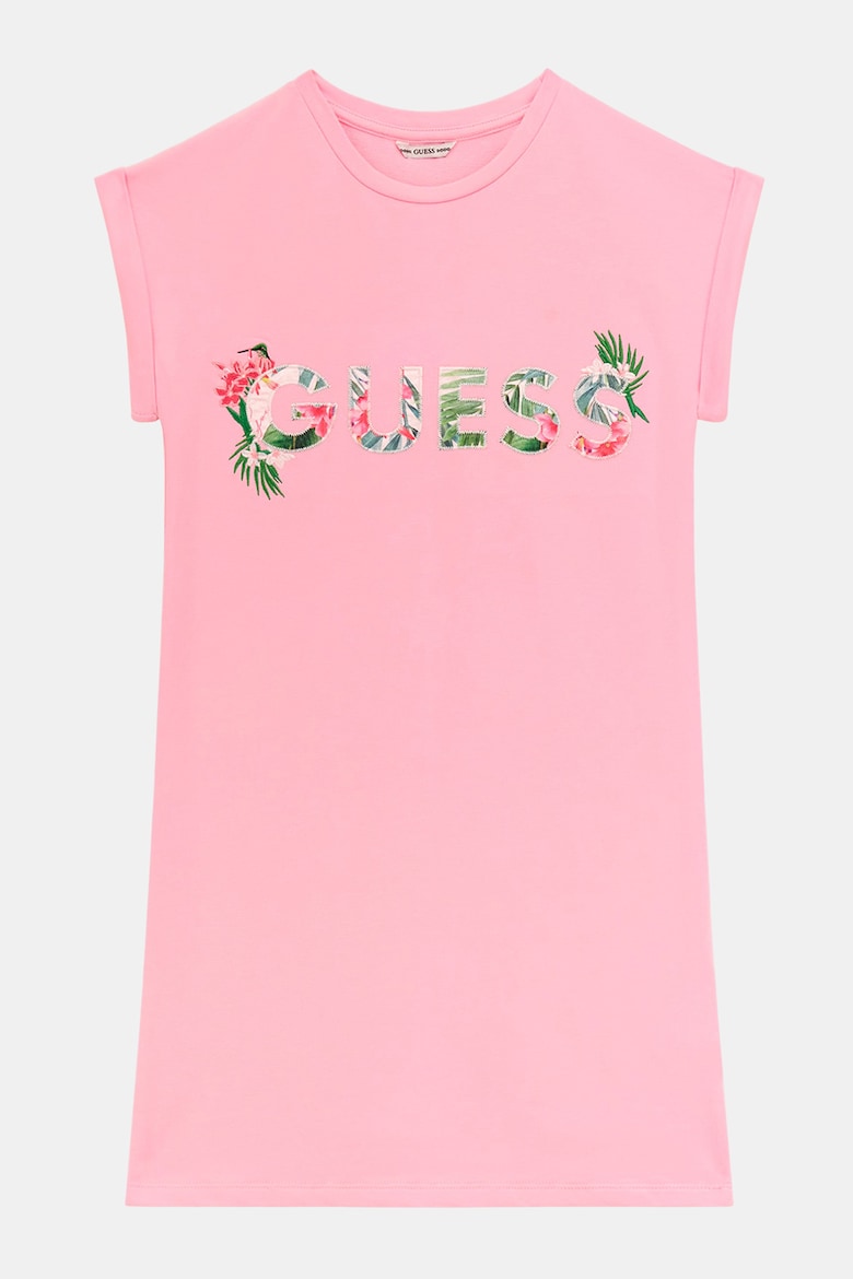 Платье-Майка с вышивкой Guess, розовый