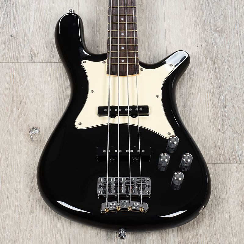 Басс гитара Warwick Teambuilt Pro Series Streamer CV 4-String Bass, Solid Black High Polish