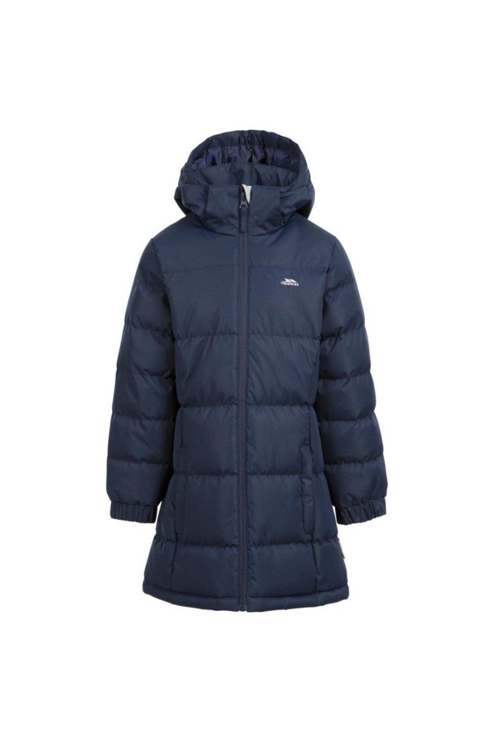 Стеганое пальто Tiffy Trespass, синий куртка утепленная для девочек demix бежевый