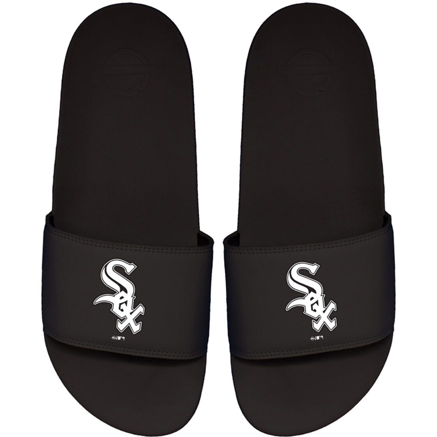 

Мужские шлепанцы ISlide Black Chicago White Sox Primary Motto