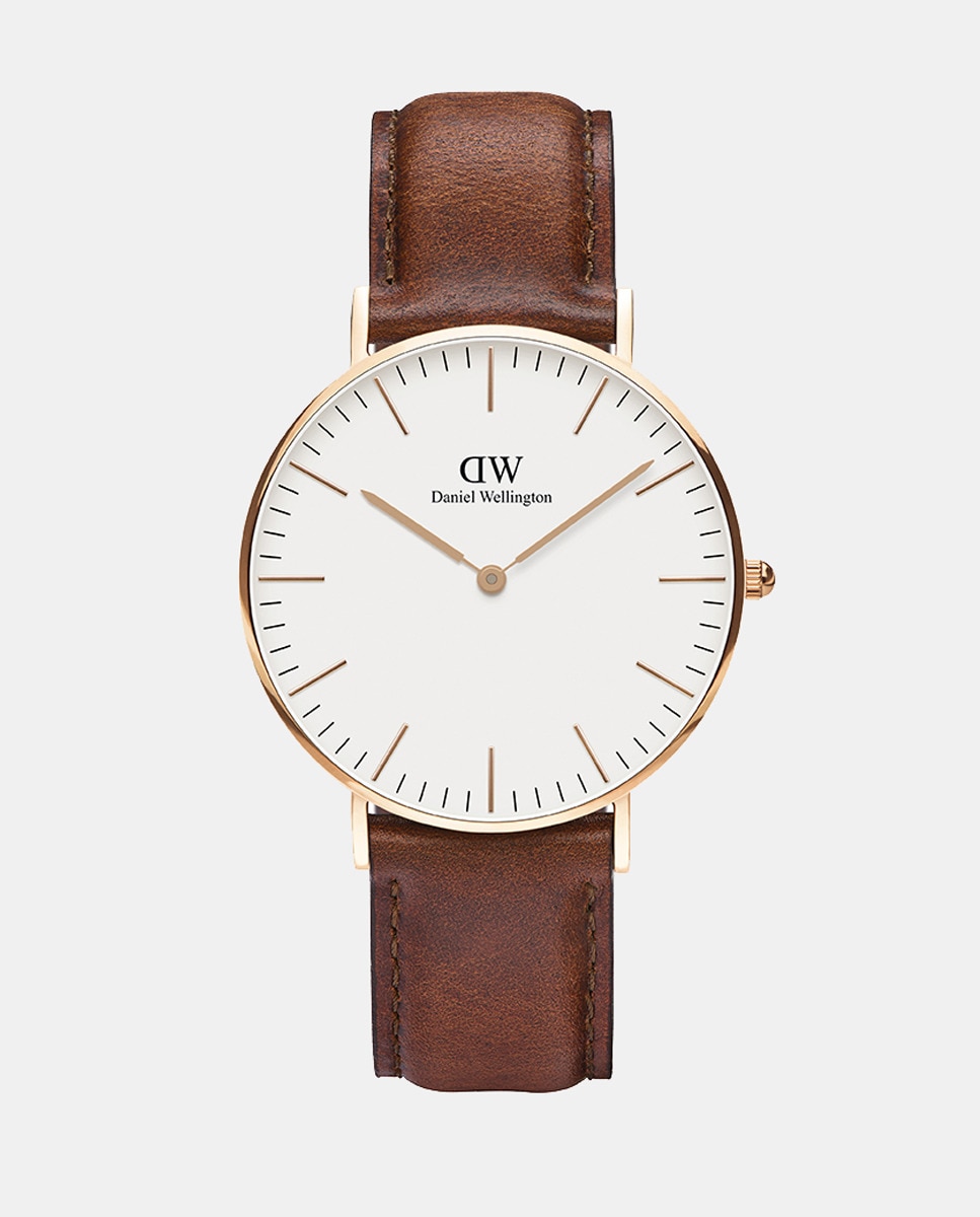 Классические женские часы St. Mawes коричневые кожаные Daniel Wellington, коричневый daniel wellington classic st mawes