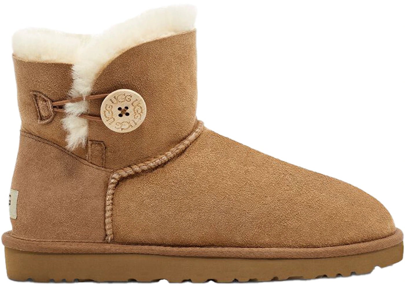 

Угги UGG Mini Bailey Button II, каштановый