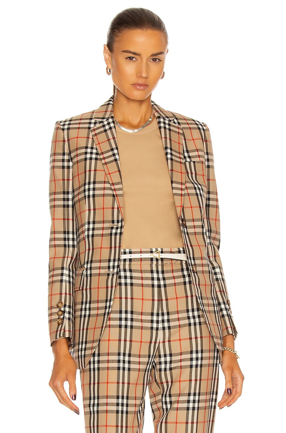 

Куртка Burberry Sidon Tailored, цвет Archive Beige IP Check