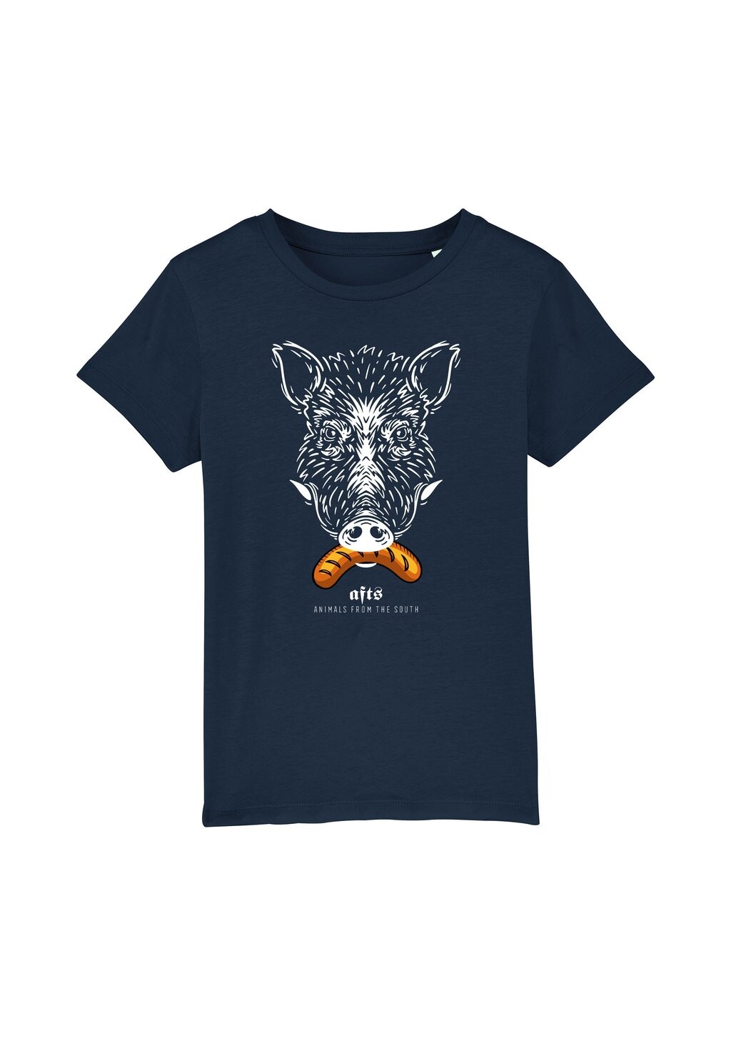

Футболка с принтом [#AFTS] WILDSCHWEIN Watapparel, цвет french navy