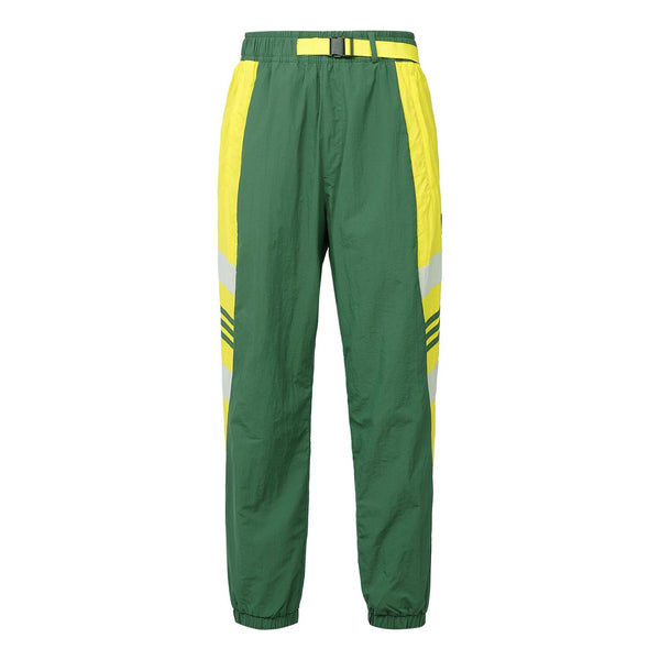 Спортивные штаны adidas Ub Pnt Wv Cb Contrast Color Stitching Casual Sports Long Pants Green, зеленый