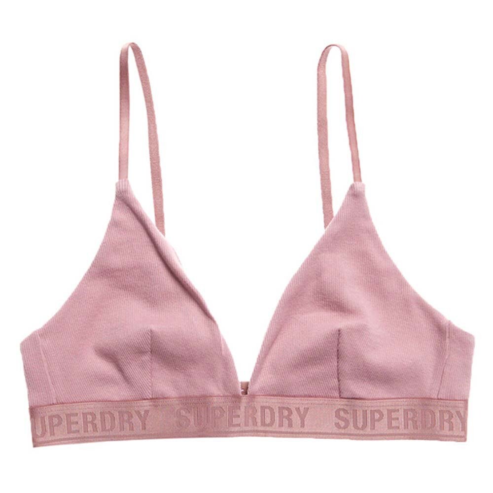 

Бюстгальтер Superdry Ribbed Tri, розовый