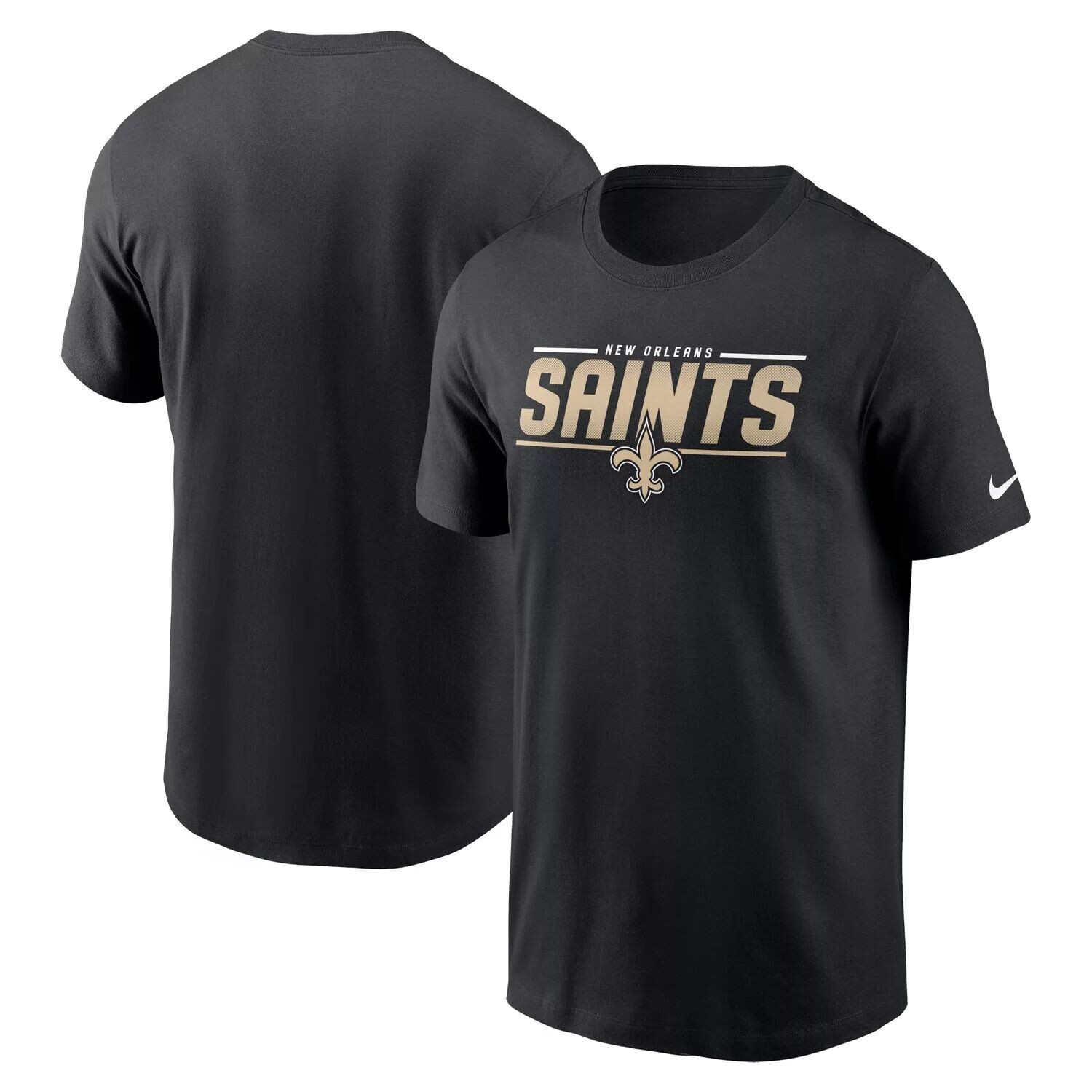 

Мужская черная футболка New Orleans Saints Muscle Nike
