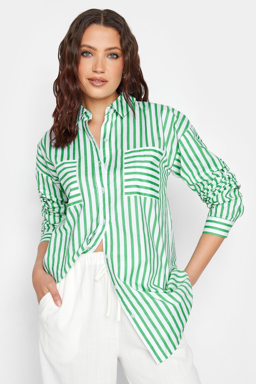 

Высокая рубашка оверсайз Long Tall Sally, зеленый