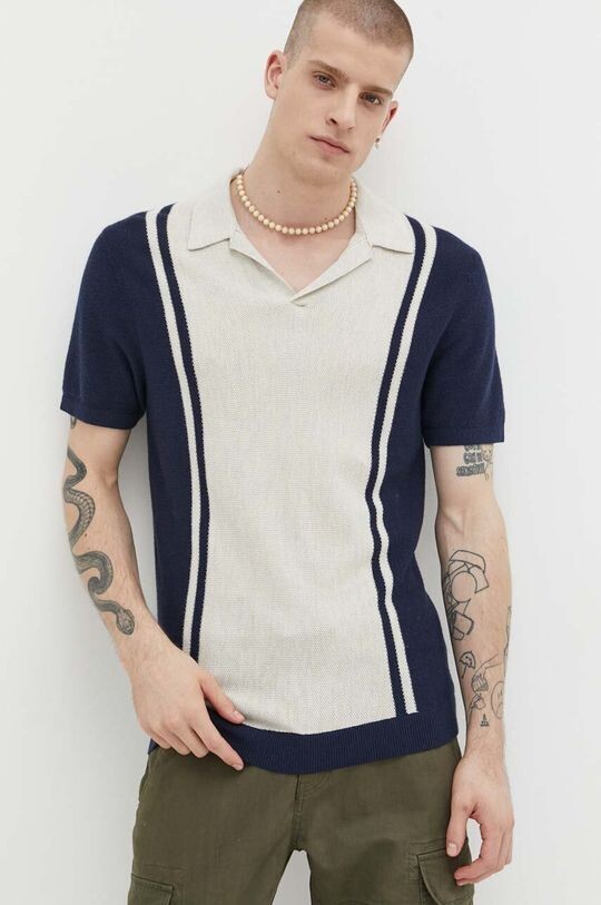 

Компания Холлистер поло Hollister Co., темно-синий