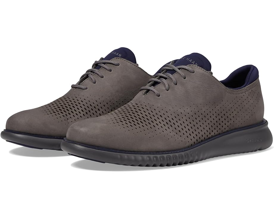 

Оксфорды Cole Haan 2.Zerogrand Laser Wing Tip Oxford Lined, цвет Tornado Nubuck/Pavement