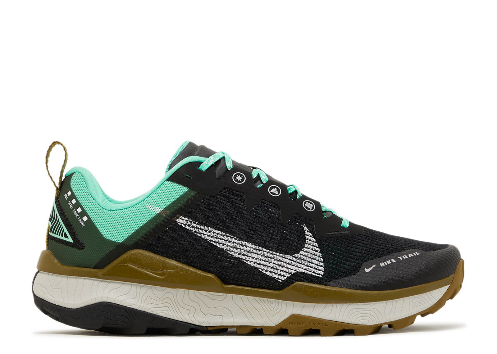 

Кроссовки Nike Wildhorse 8 'Black Spring Green', черный