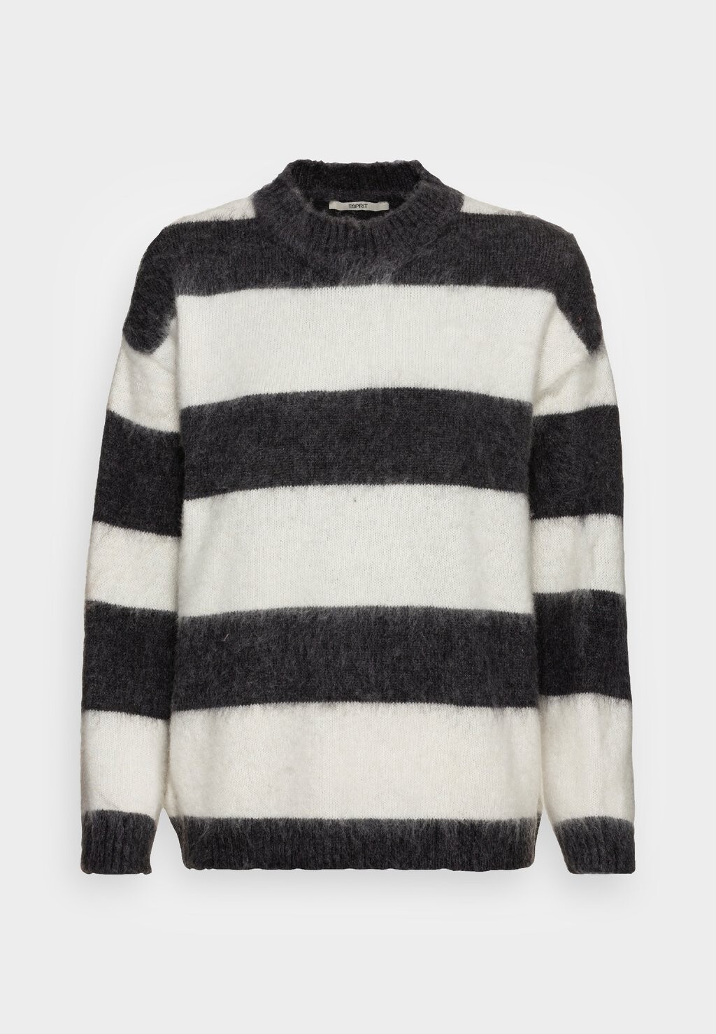 

Джемпер Esprit Stripe Crewn, кремовый, Бежевый;серый