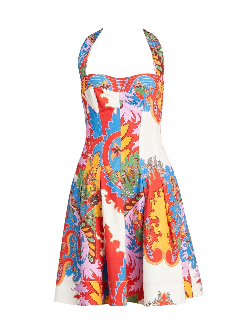 

Мини-платье А-силуэта Blooming Paisley Etro, красный