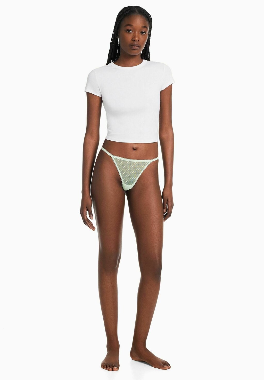 

Стринги Bershka, зеленый