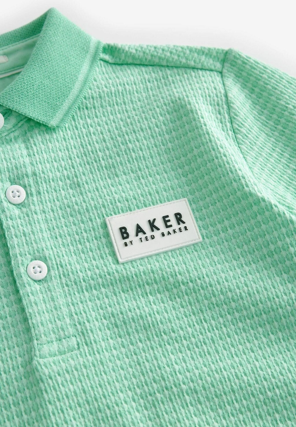 

Рубашка поло TEXTURED REGULAR FIT Baker by Ted Baker, зеленый