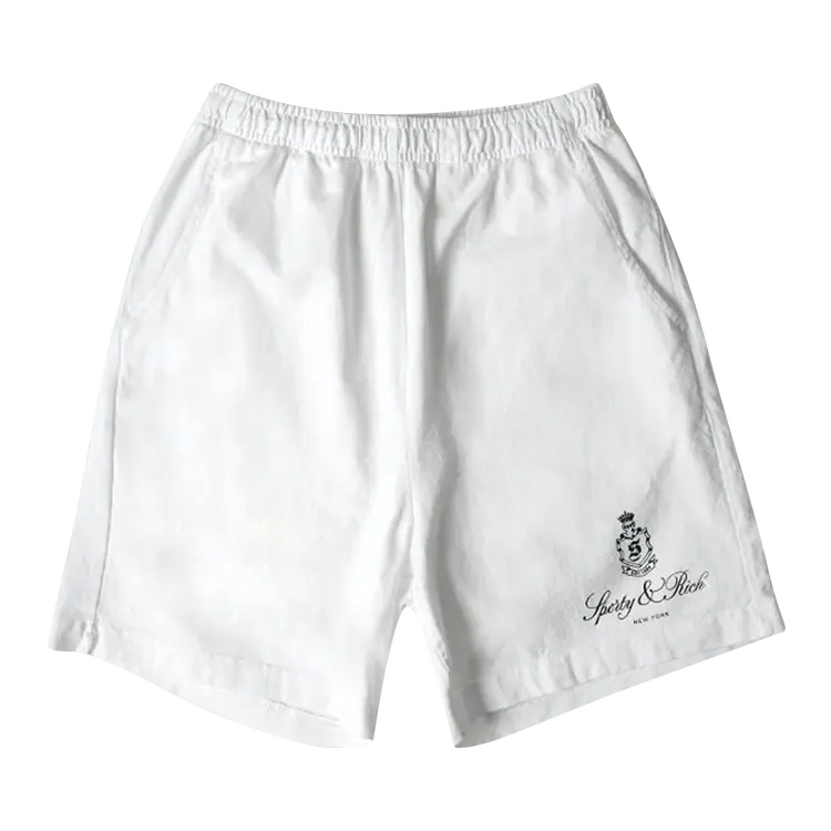 

Шорты Sporty & Rich Bermuda 'White/Navy', белый