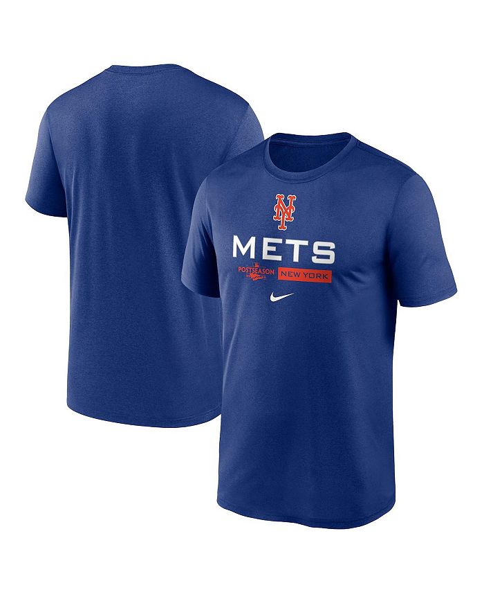 

Мужская футболка Royal New York Mets 2022 Post Season Authentic Collection Dugout Nike, синий