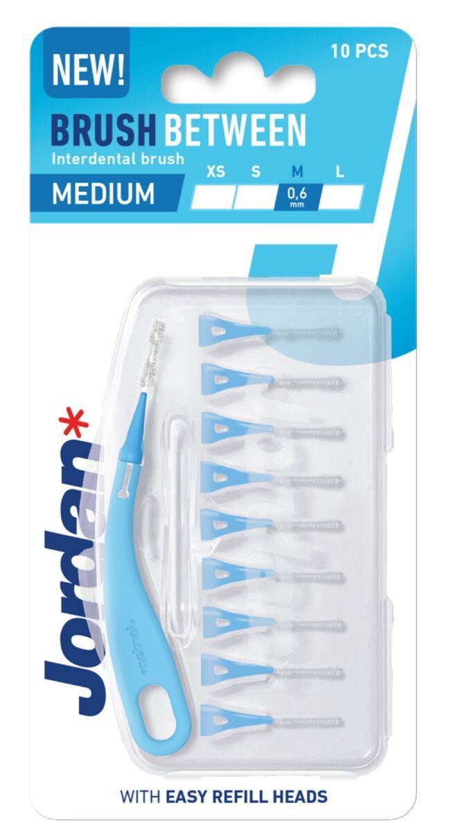

Зубная щетка Jordan Clinic Brush Between Medium, 10 шт