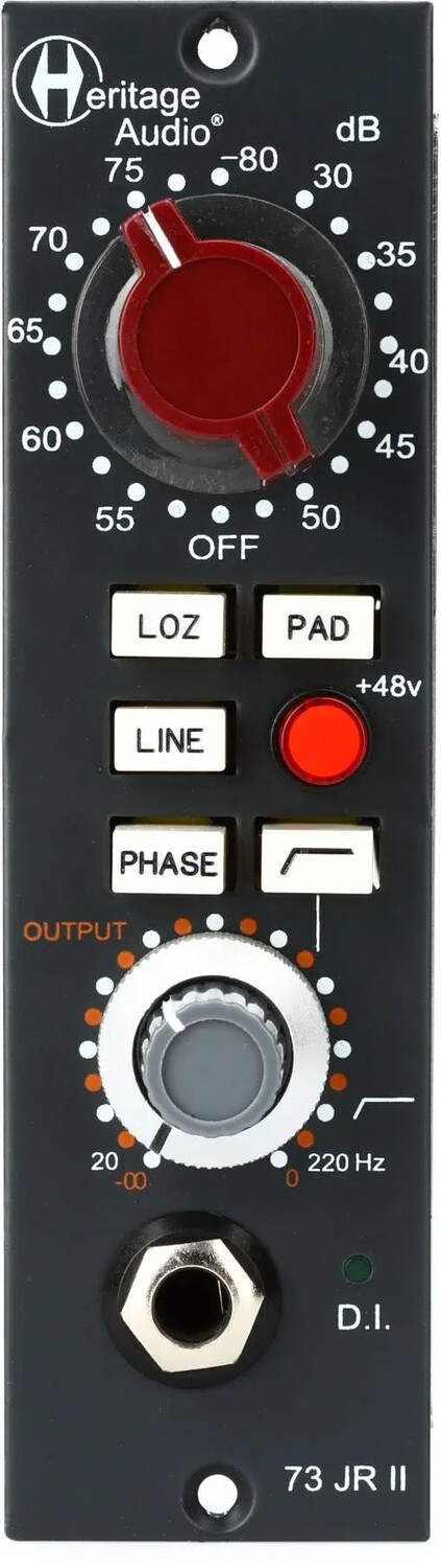 

Микрофонный предусилитель Heritage Audio HA73jr2 серии 500