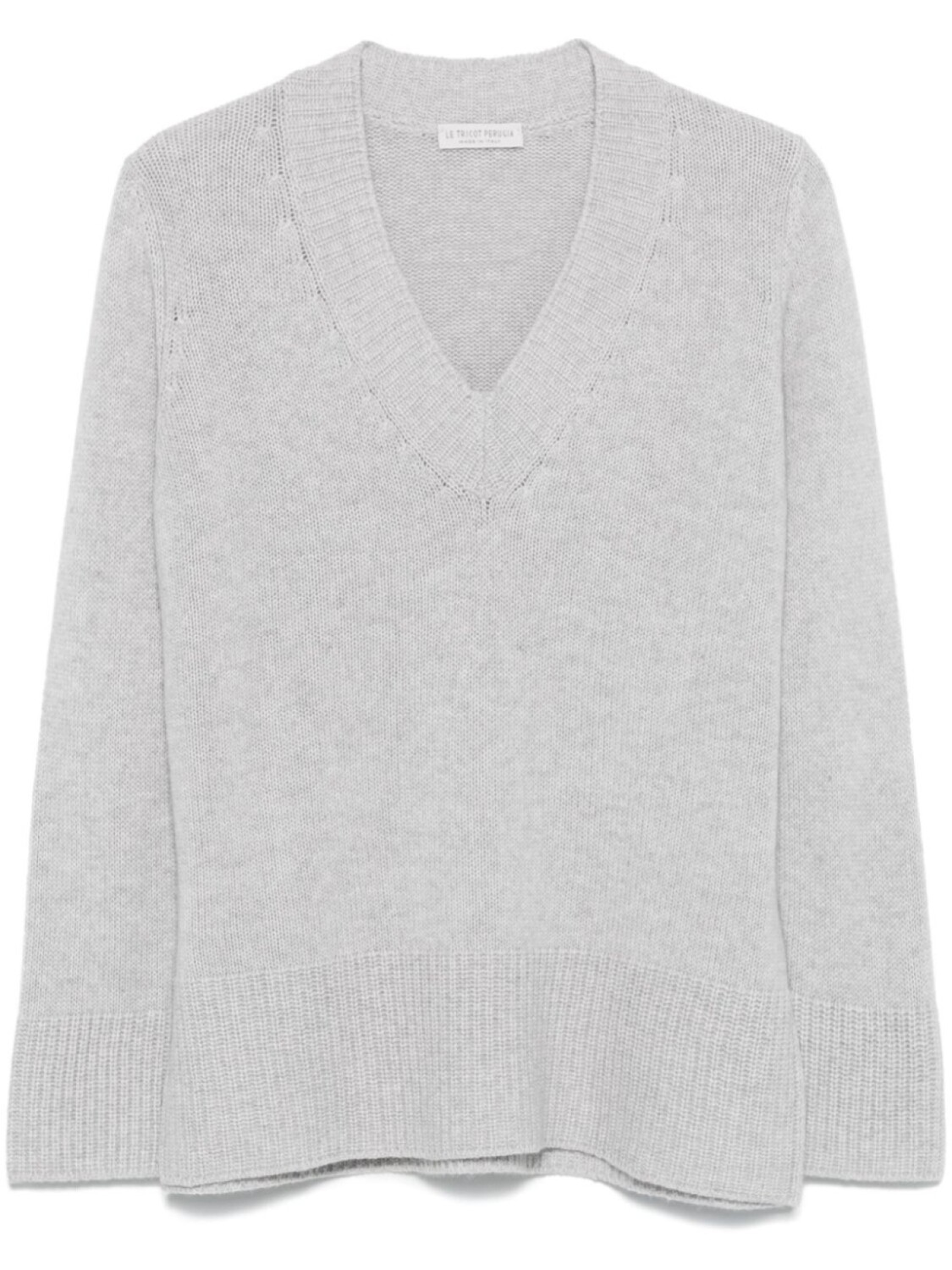 

Свитер крупной вязки Le Tricot Perugia, серый