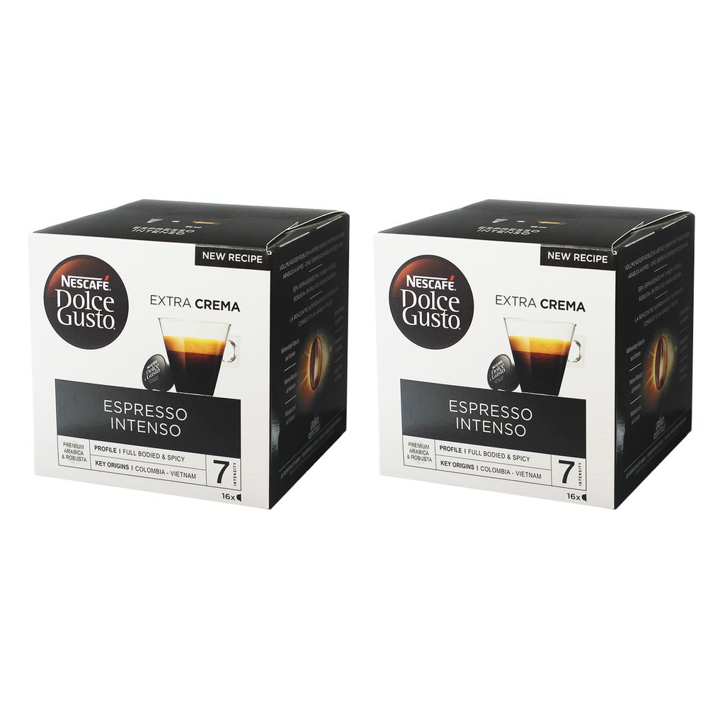 

Nescafé Dolce Gusto Espresso Intenso, крепкий кофе, кофейные капсулы, 2 шт., 2 х 16 капсул Nestlé