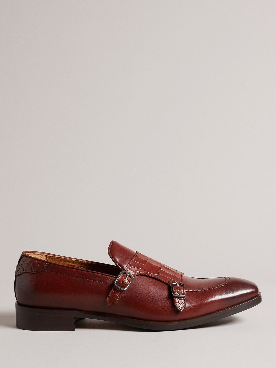 

Деловые туфли-монки с двумя монками Ted Baker Seyie, шоколадный