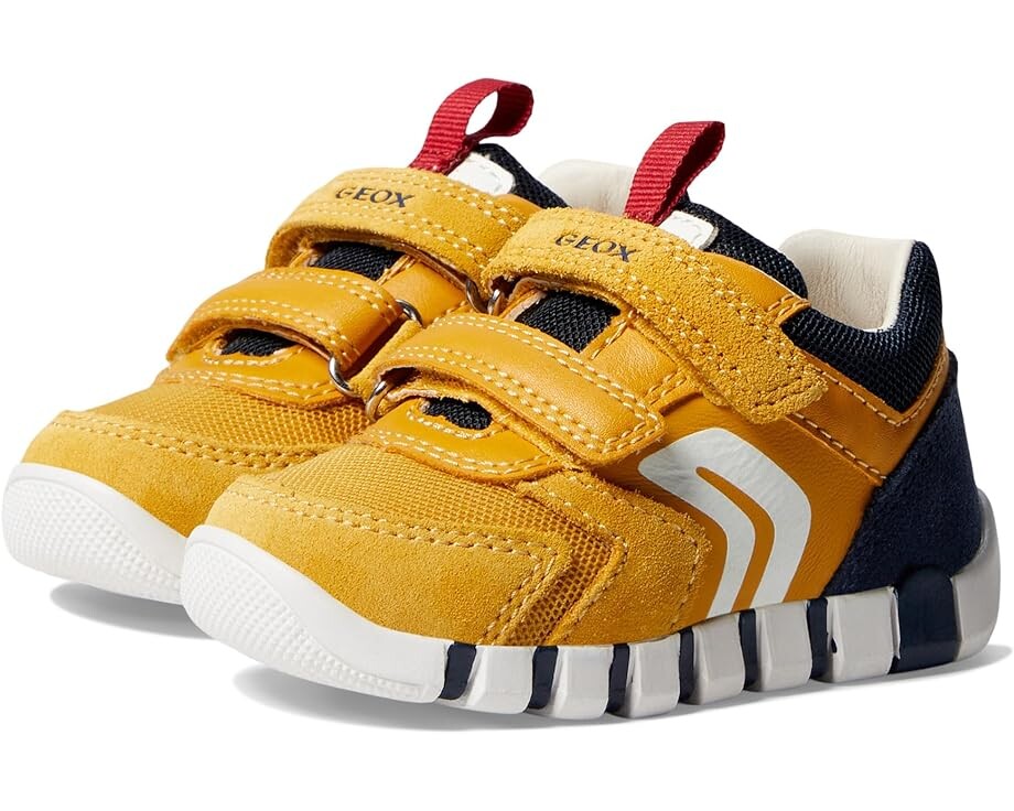 

Кроссовки Geox Kids Iupidoo Boy 8, цвет Ochre/Navy