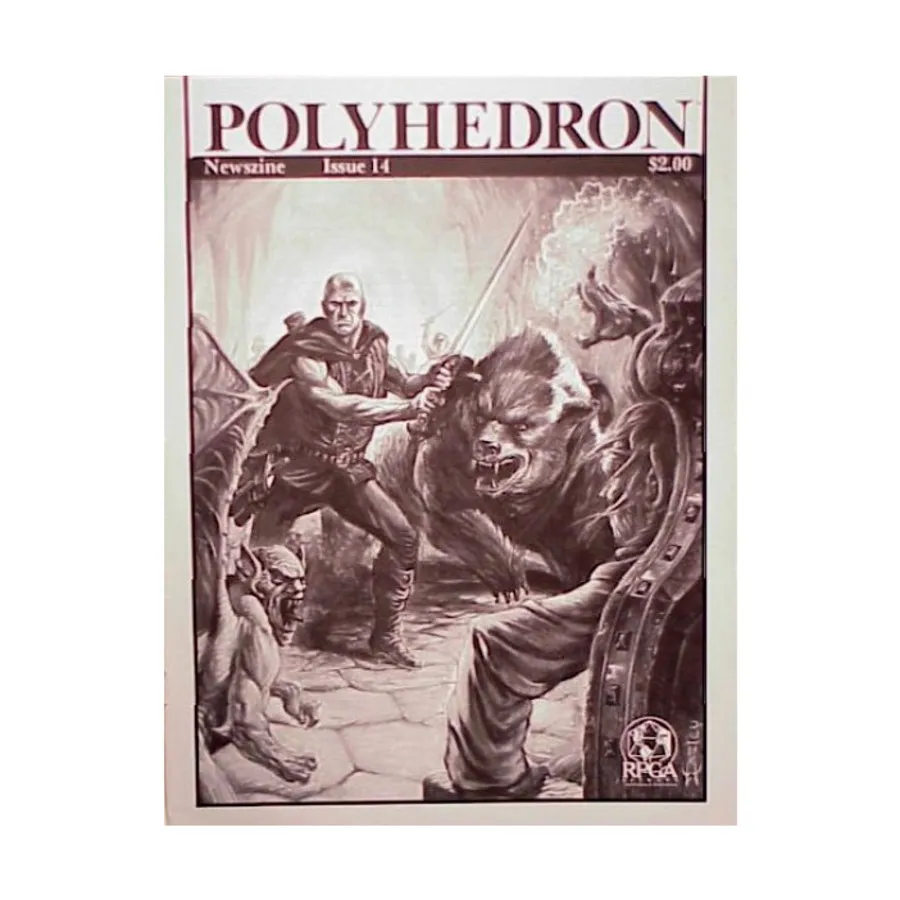 

Журнал #14 "Star Front Scenario, Lone Wolf - Gamma World PC", Polyhedron Magazine #01 - #50