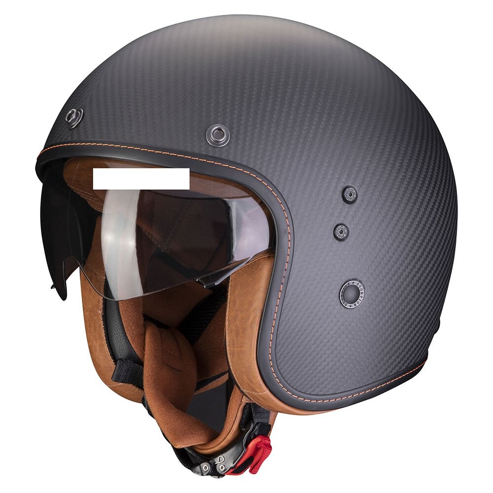 

Открытый шлем Scorpion Belfast Carbon Evo Solid, черный