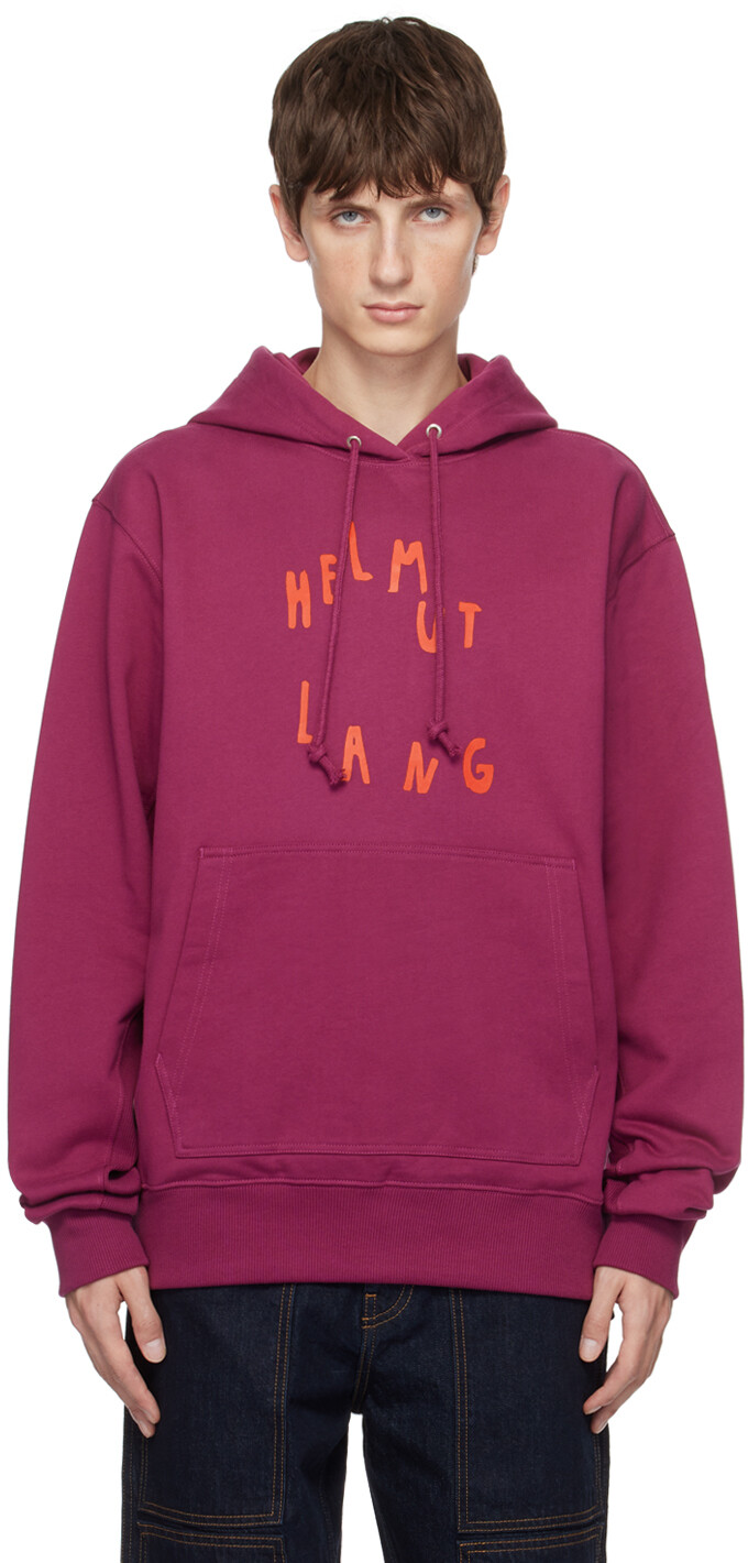 

Красная толстовка с надписью Scribble Helmut Lang, Красный