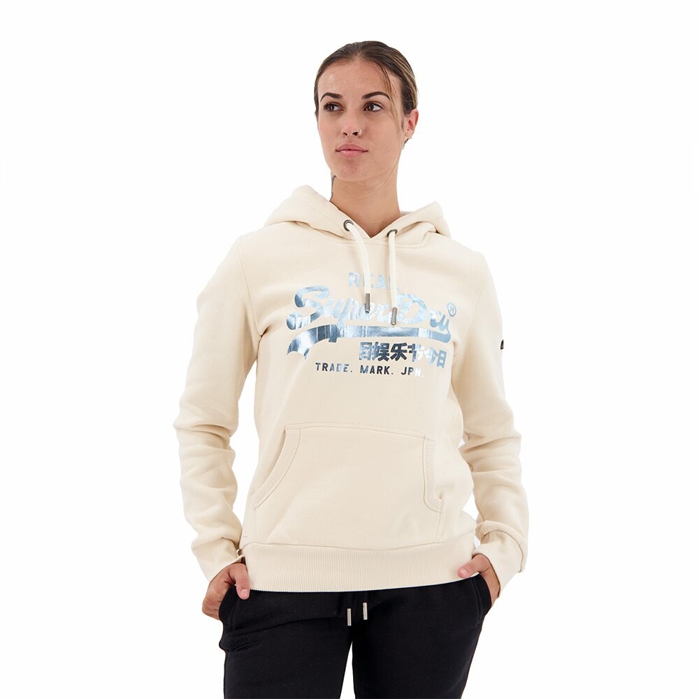 

Худи Superdry Vl Embellish, розовый