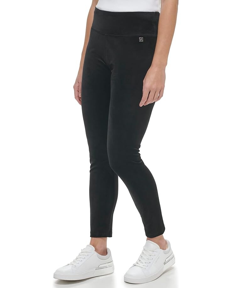 

Брюки Calvin Klein Velour Leggings, черный