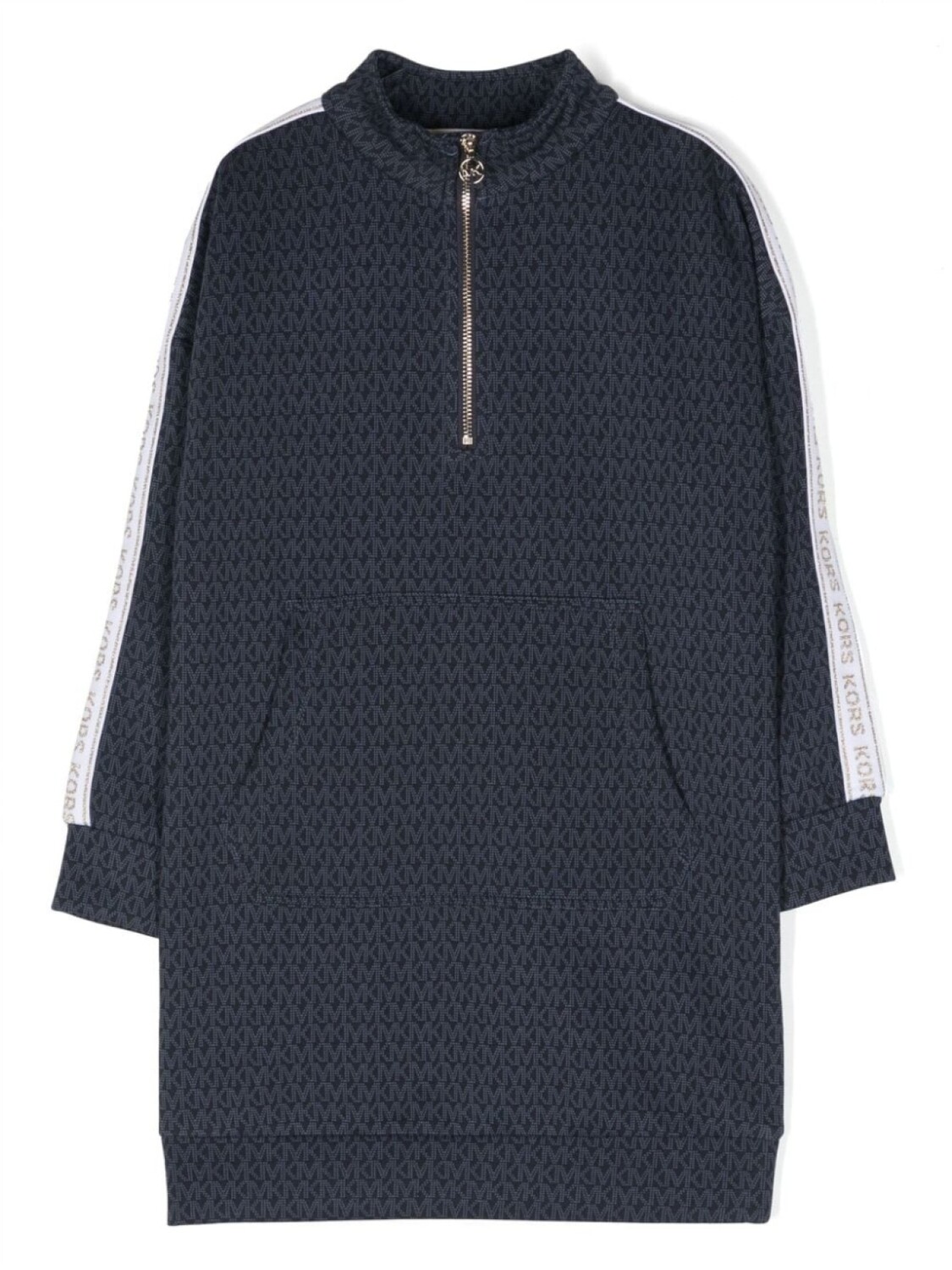 

Michael Kors Kids платье с длинными рукавами и монограммой, синий