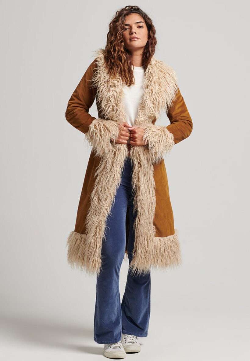 

Пальто зимнее Superdry, Коричневый