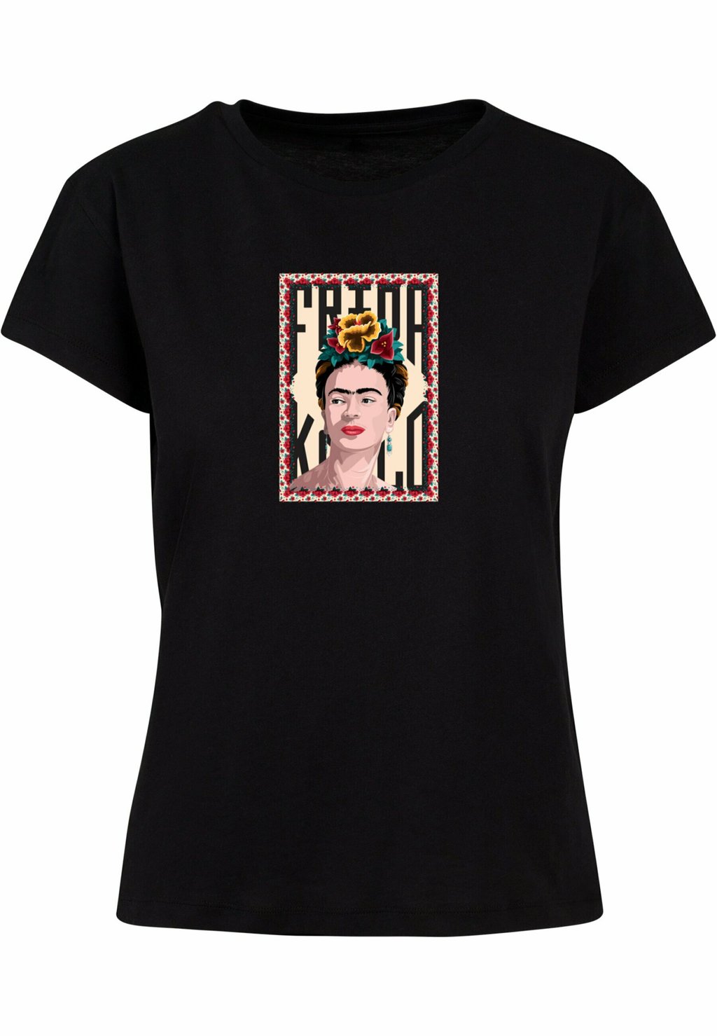 

Футболка с принтом FRIDA KAHLO FRAME ONE BOX TEE Merchcode, цвет black