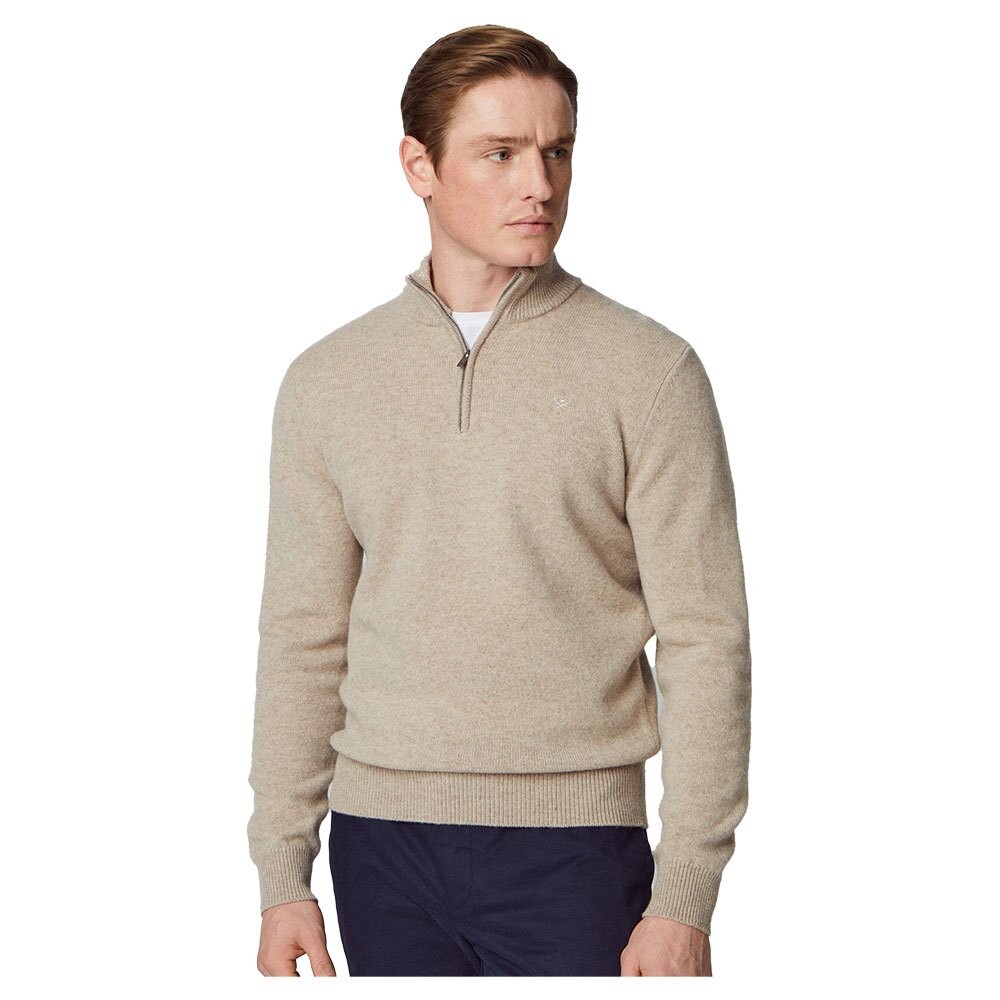 

Свитер Hackett HM703023 Half Zip, бежевый