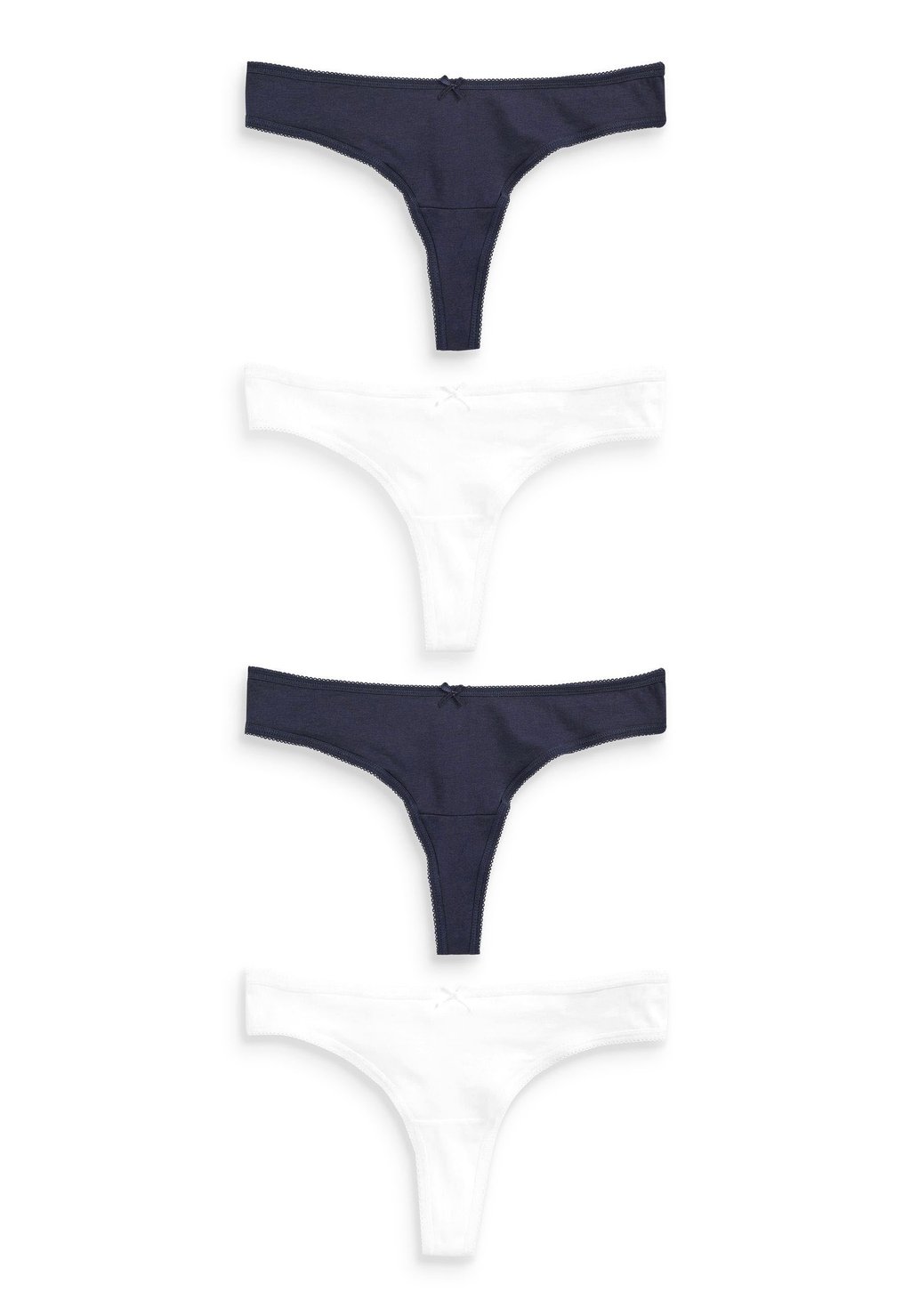 

Стринги RICH KNICKERS 4 PACK Next, цвет navy white