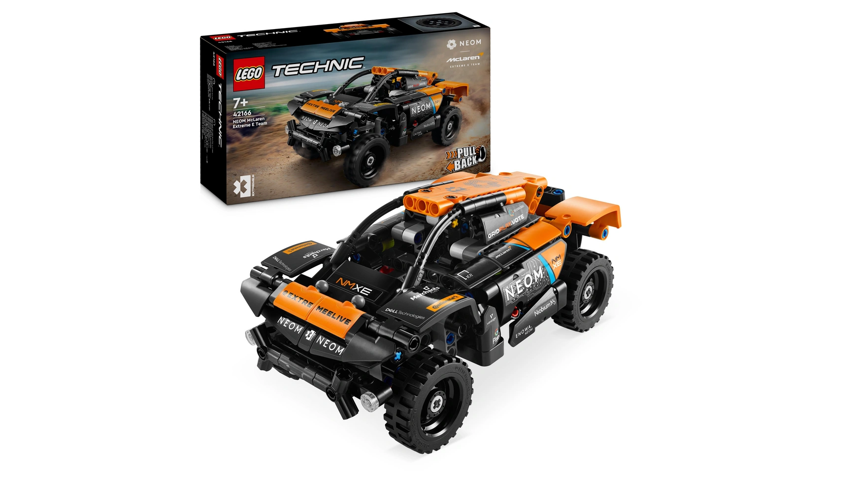 Lego Technic Набор гоночных машин NEOM McLaren Extreme E, игрушечная машинка lego technic 42072 зеленый гоночный автомобиль 135 дет