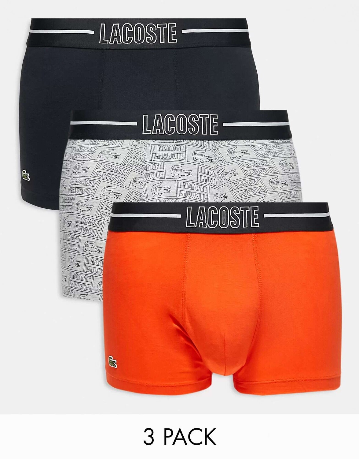 

Набор трех плавок Lacoste Heritage Graphics