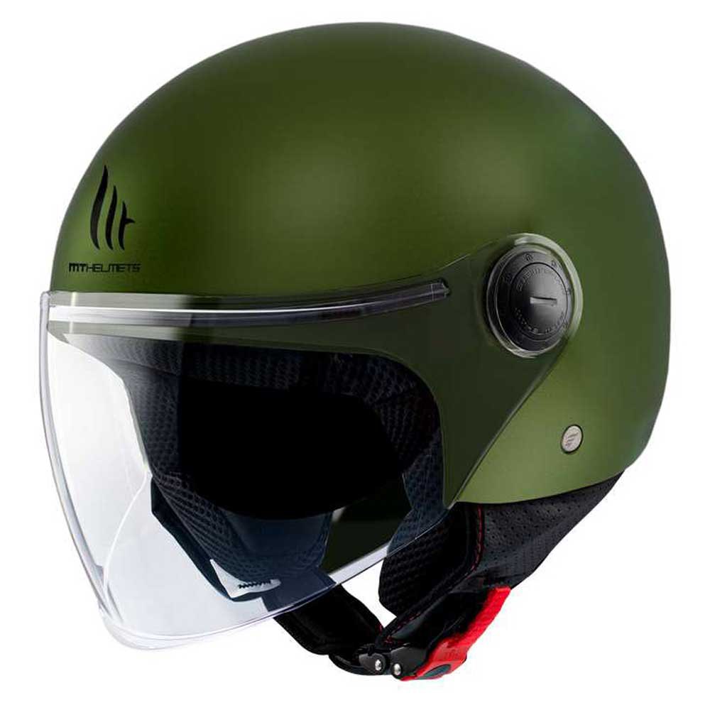 Открытый шлем MT Helmets Street S Solid, зеленый