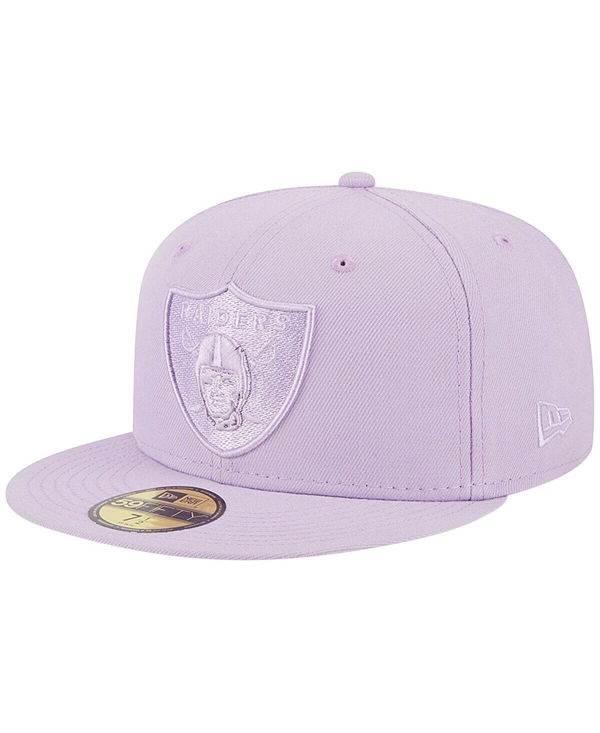 

Мужская лаванда Las Vegas Raiders Color Pack Brights 59FIFTY Облегающая шляпа New Era