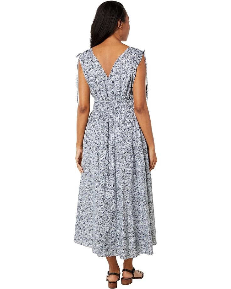 Платье Madewell Sophia Smocked Midi Dress in Florentine Floral, цвет Glassware Blue 500ml glass beaker low form new chemical lab glassware