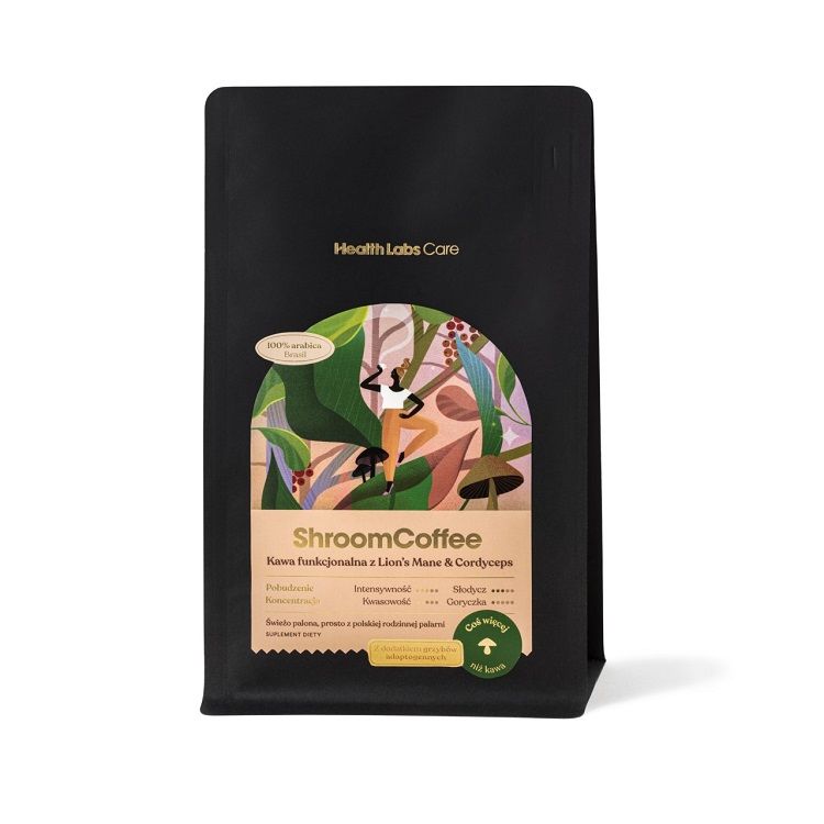 300 500gram lion s mane mushroom hericium erinaceus extract 50% polysaccharide powder Быстрорастворимый кофе Health Labs Shroom Coffee Proszek, 252 g