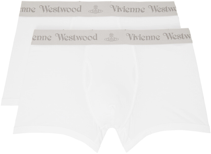 

Две пары белых трусов Vivienne Westwood