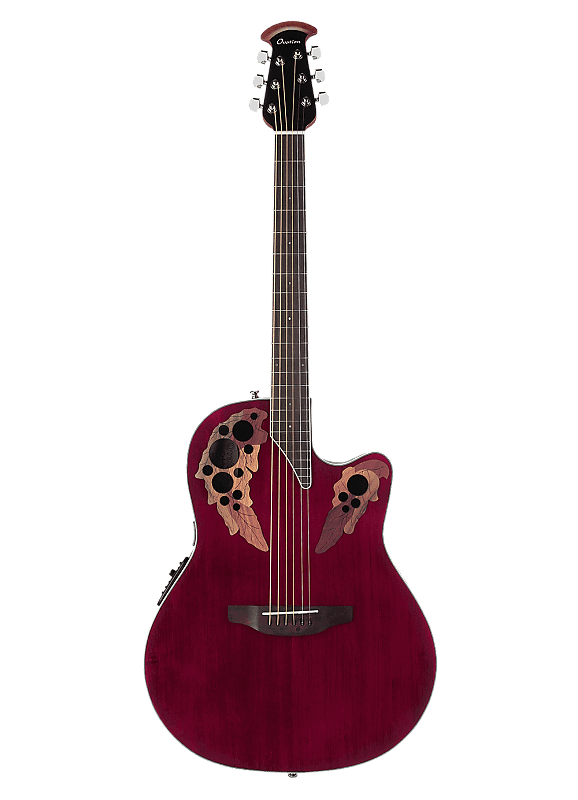 ovation ce44 rbb Акустическая гитара Ovation CE44-RR Celebrity Elite Mid-Depth Lyrachord Body 6-String Acoustic-Electric Guitar w/Gig Bag